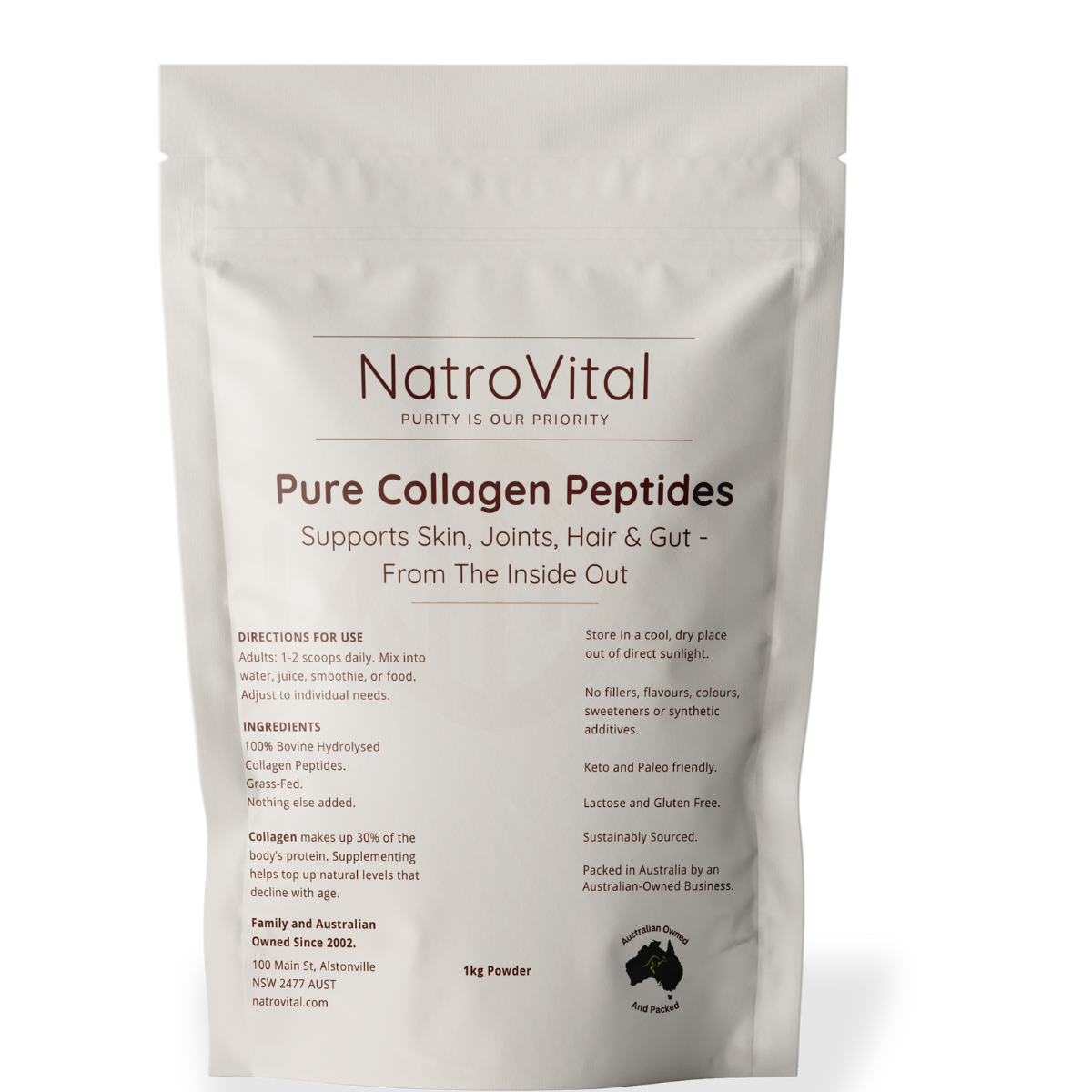 NatroVital Pure Collagen Peptides | NatroVital