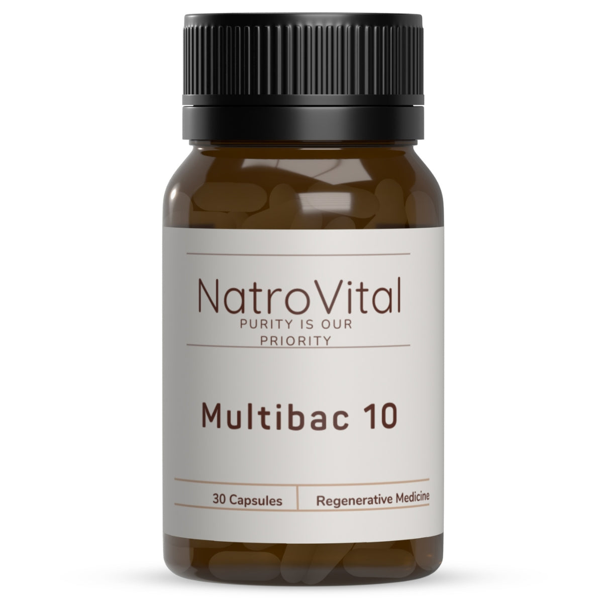 NatroVital Multibac 10 30 Capsules 