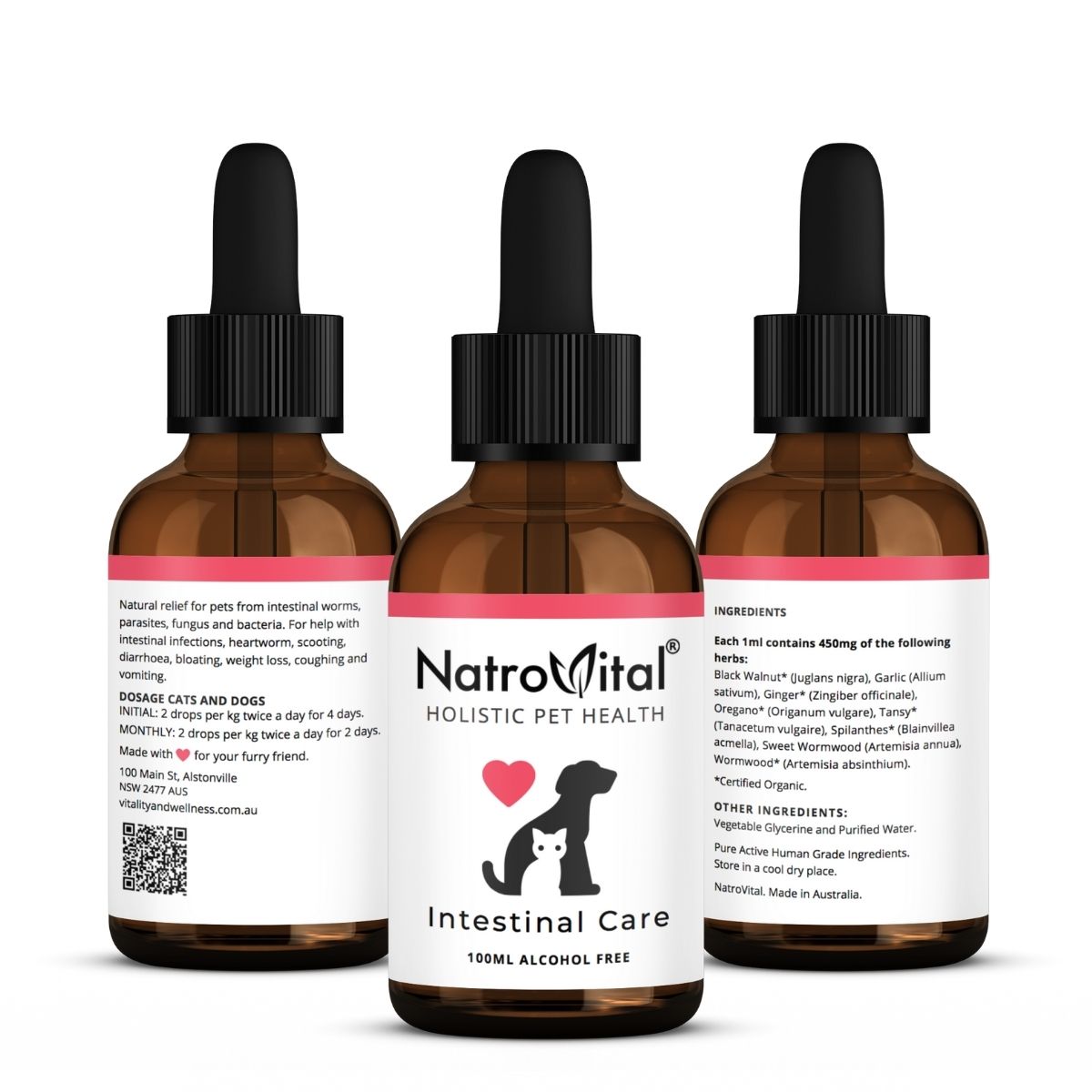 NatroVital For Pets Intestinal Care All Sides | NatroVital