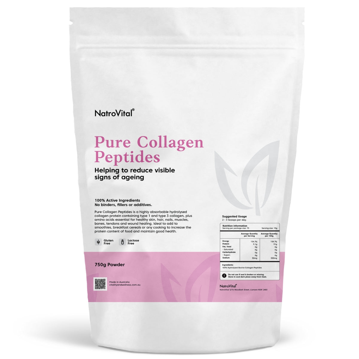 NatroVital Pure Collagen Peptides | NatroVital