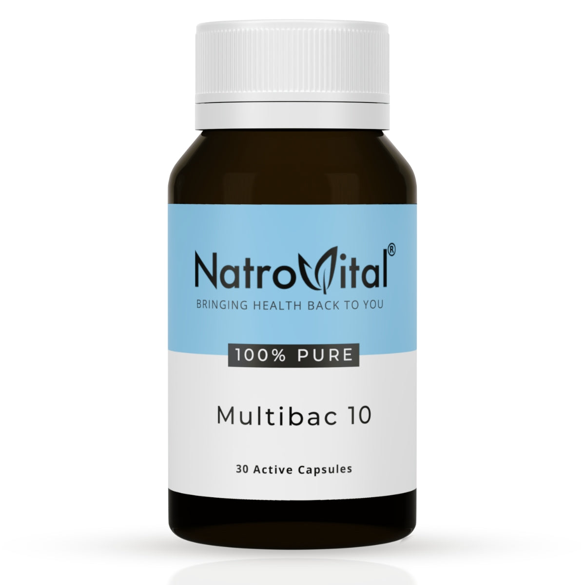 NatroVital Multibac 10 30 Capsules | NatroVital